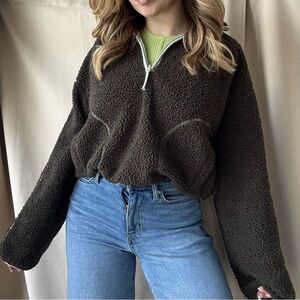 Old Navy green Teddy Jacket